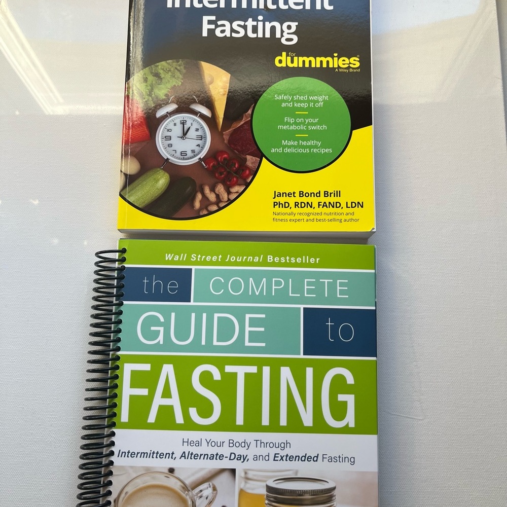 Intermittent Fasting Guide Books - Green/Yellow Covers